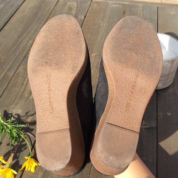 LUCKY BRAND Black Junes Wedge Booties - Picture 6 of 8